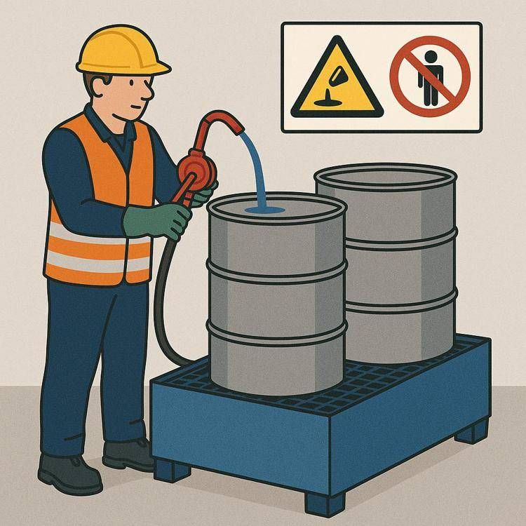 linee guida per scegliere una vasca di contenimento liquidi