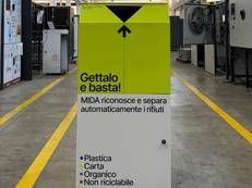 Raccolta differenziata, arriva il cestino smart Mida