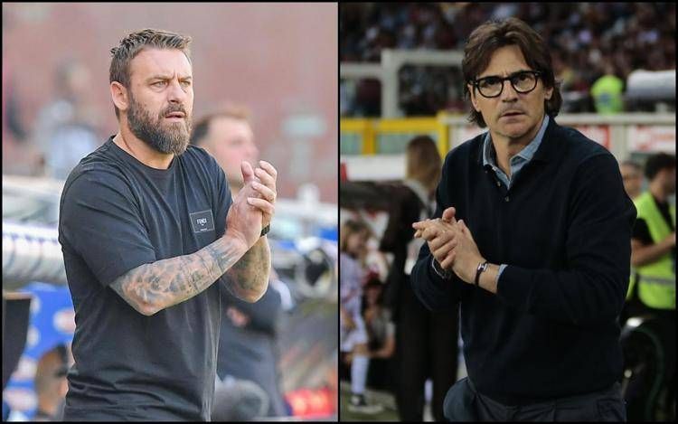 De Rossi e Vanoli - Fotogramma/IPA