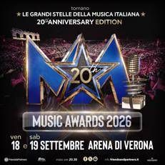 Music Awards 2026, al via le prevendite per la ventesima edizione all’Arena di Verona