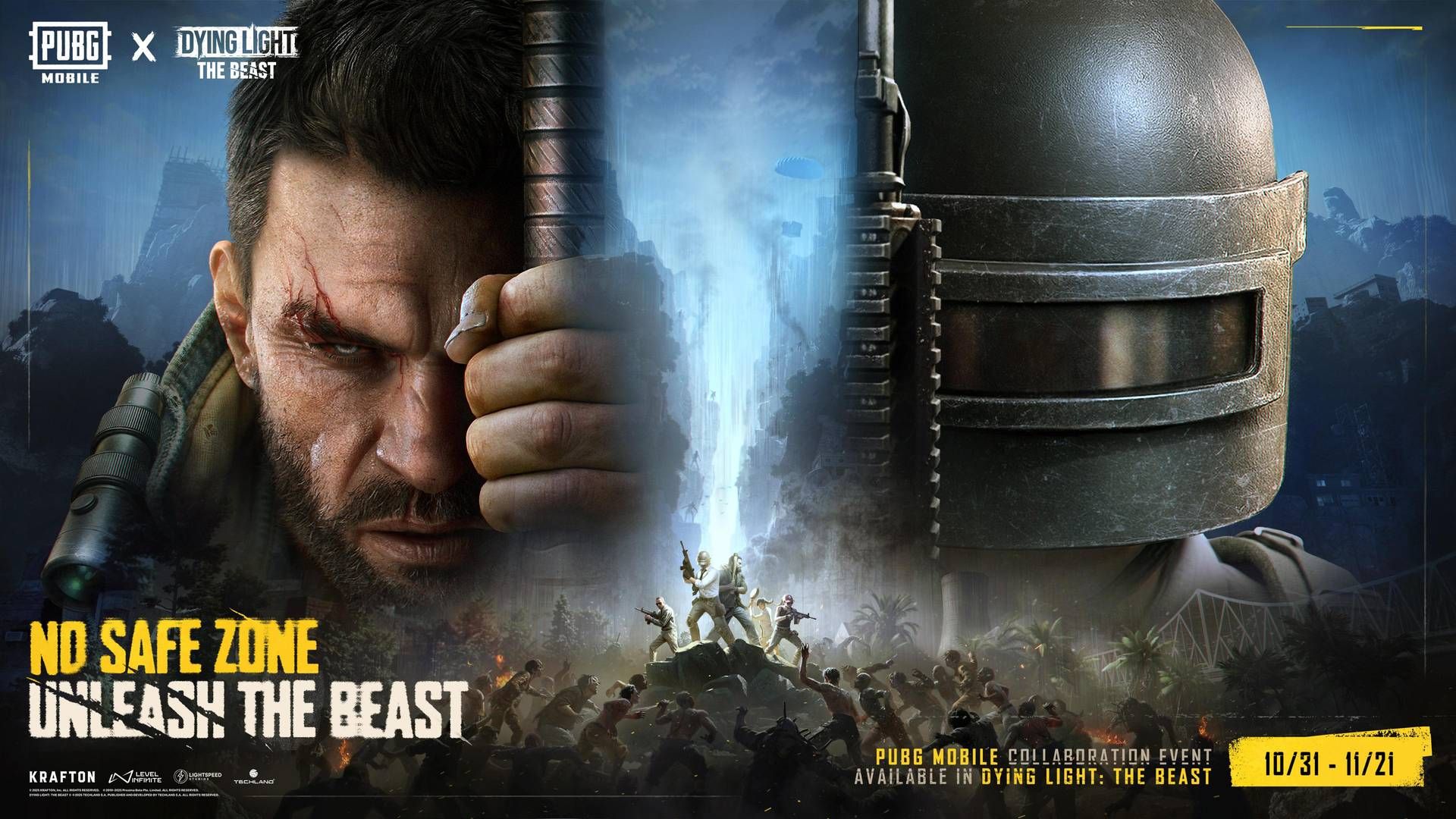 Dying Light: The Beast e PUBG Mobile in un crossover "battle royale"