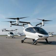 La prima fabbrica di auto volanti inizia la produzione di prova in Cina