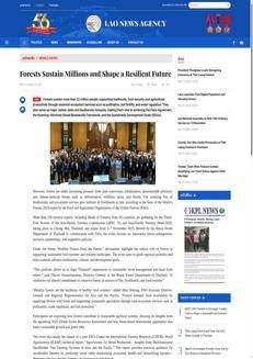 Laos: Forests are key to food security and biodiversity in the Asia-Pacific region