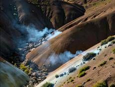 Emissioni di gas da un terreno