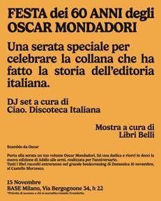 60 anni di Oscar Mondadori, festa a Milano
