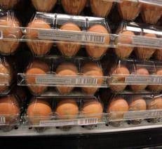 Uova al supermercato