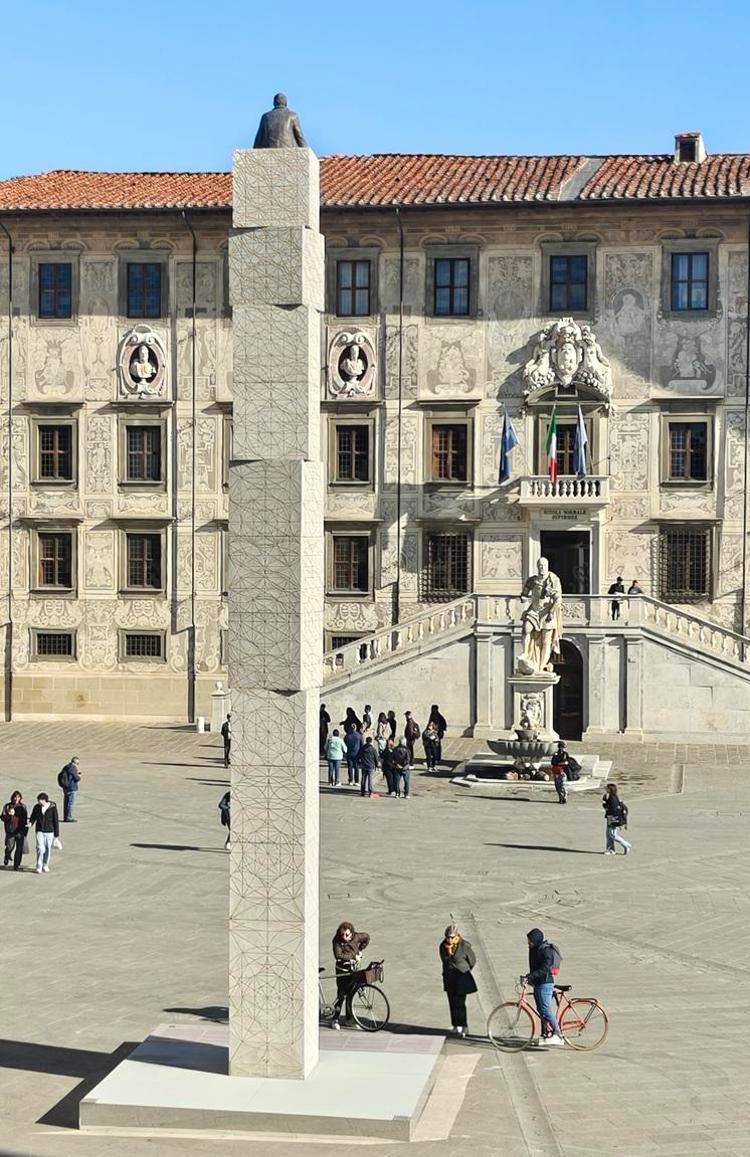 La torre di Fibonacci torna a Pisa con l'artista Gianni Lucchesi