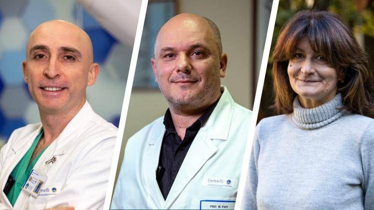 Da sinistra Ivo Boskoski, Massimiliano Papi e Caterina Giostra