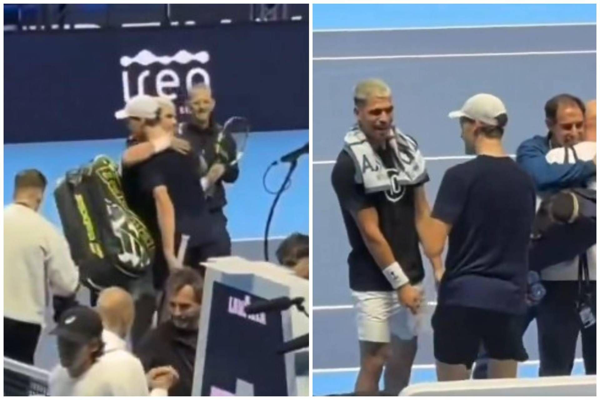 Sinner ‘laughs’ with Alcaraz and thinks about golf. The video of the match at the ATP Finals