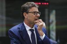 Ministro dell'Economia Giancarlo Giorgetti (Fotogramma/Ipa)
