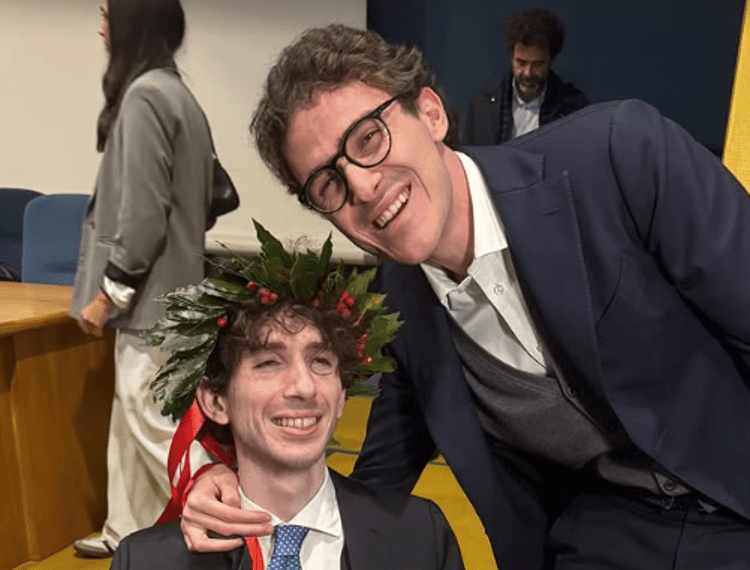 Mauro Glorioso insieme al fratello Michele - Instagram / @micheleglorioso_