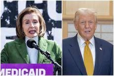 Nancy Pelosi e Donald Trump - Ipa