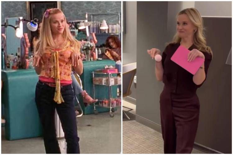 Reese Witherspoon in 'La rivincita delle bionde' e nel video condiviso sui social
