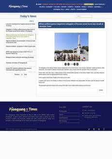 North Korea: Russian military delegation lays wreath at Liberation Tower