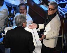 Peppe Vessicchio e Claudio Baglioni nel 2018 (Fotogramma/Ipa)