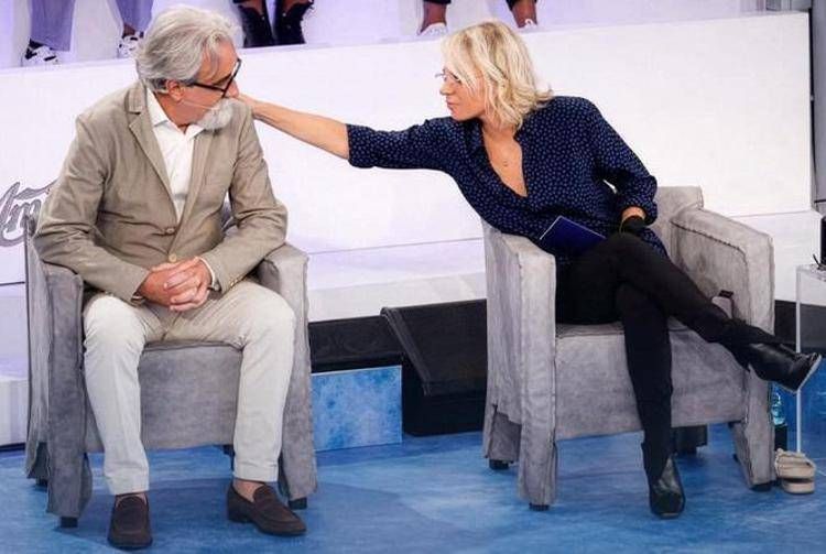 Peppe Vessicchio e Maria De Filippi