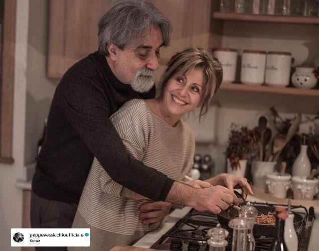 Peppe Vessicchio, accanto a lui la moglie Enrica e la figlia Alessia: una 'famiglia al femminile'