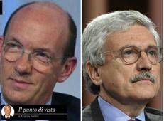 Marco FOllini e Massimo D'Alema 