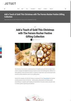 Malaysia: Ferrero Rocher celebrates Christmas with new offers and a contest to win a trip to Italy.