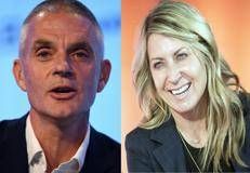 Tim Davie (Afp) e Deborah Turness (Ipa)