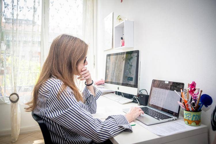 Una donna al lavoro - Ipa