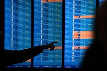 Voli cancellati in Usa (Afp)