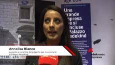 Inps: Annalisa Bianco, 'Bellezza e istituzioni si incontrano a Palazzo Wedekind'
