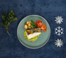 Baccalà norvegese con spezie di Natale