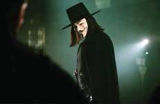 Una scena del film del 2005 'V per Vendetta' - Warner Bros