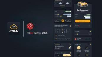 Stiga si aggiudica il prestigioso Red Dot Award 2025 con l'App STIGA.GO per lo smart gardening