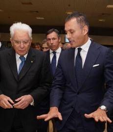 Mattarella al Centro radar Enav