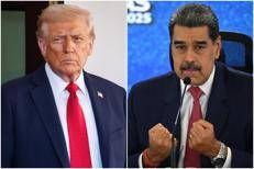 Donald Trump e Nicolas Maduro - Ipa/Fotogramma