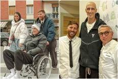 Achille Polonara con Nicolò De Devitiis e Bruno Barbieri - Instagram