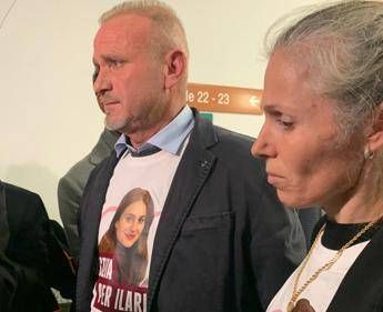 I genitori di Ilaria Sula presenti in aula alla prima udienza del processo a Roma che vede imputato l’ex fidanzato Mark Antony Samson, reo confesso dell’omicidio - (Foto Adnkronos)