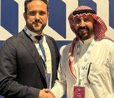 Gianni Gallucci e  Fouad Basyyoni cofondatore di Startups House, incubateur et accélérateur basé en Arabie saoudite  