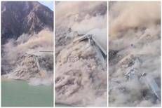 Il crollo del ponte dalle immagini su  - X