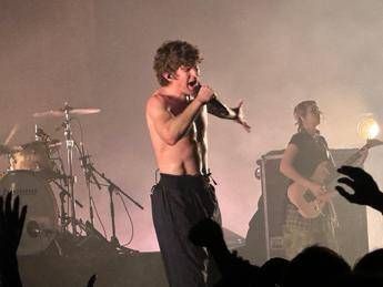 I Turnstile sul palco dell'Alcatraz di Milano (AdnKronos)