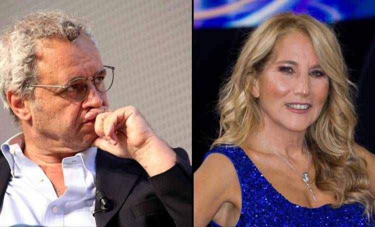 mentana_josquillo_taglo_ipa_fg image Enrico Mentana e Jo Squillo (Fotogramma/Ipa)