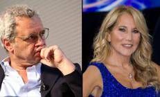 Enrico Mentana e Jo Squillo (Fotogramma/Ipa)