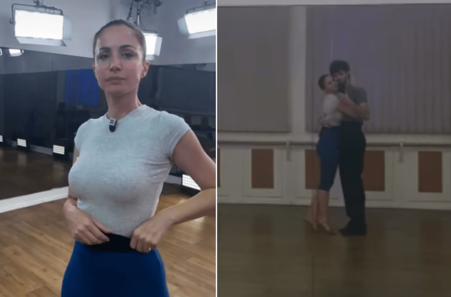 Andrea Delogu, il ritorno a Ballando dopo la morte del fratello. L’abbraccio con Nikita Perotti