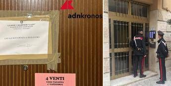 I carabinieri sul posto