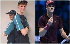 Sinner e i raccatapalle alle Atp Finals - Fotogramma/IPA