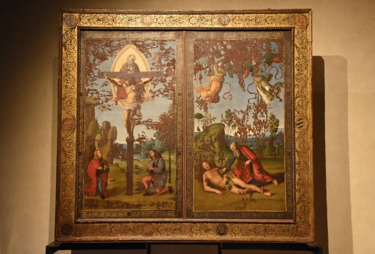 Da Città di Castello a New York, lo Stendardo della SS Trinità di Raffaello al Met