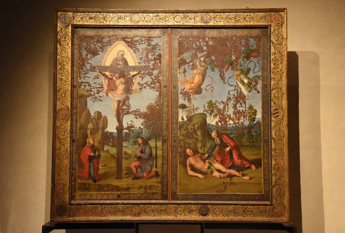 Da Città di Castello a New York, lo Stendardo della SS Trinità di Raffaello al Met