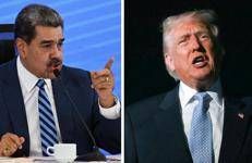 Nicolas Maduro e Donald Trump - (Afp)