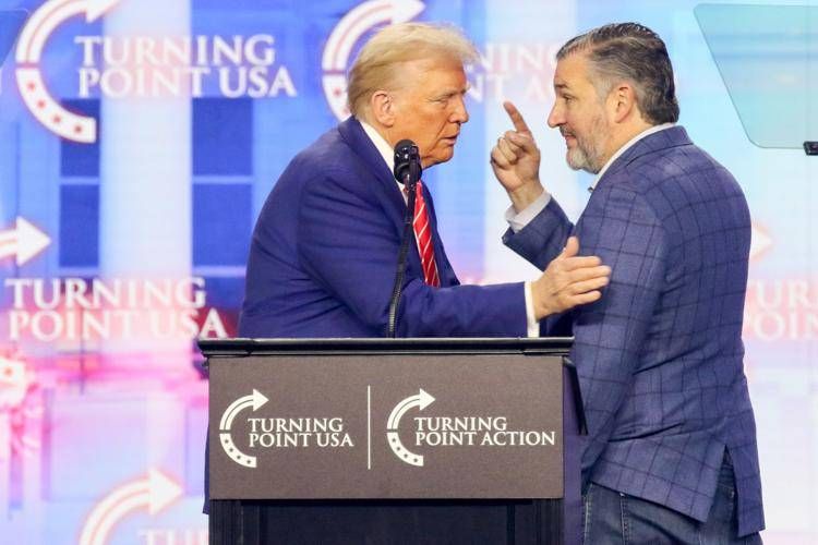 Donald Trump e Ted Cruz - IPA
