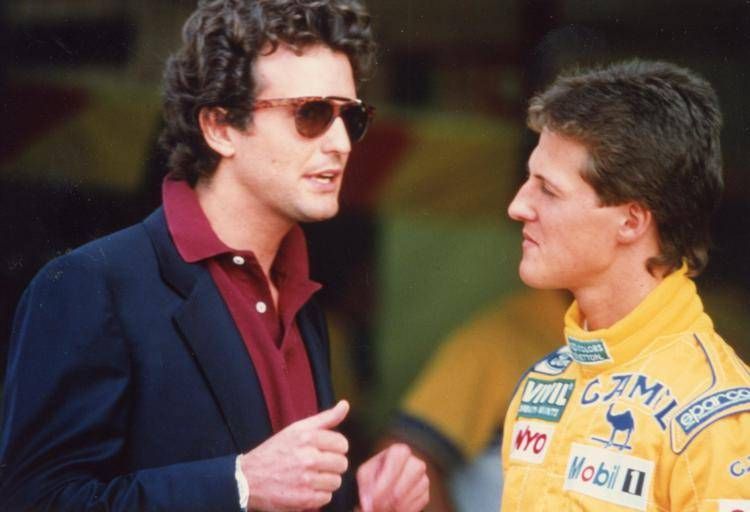 Alessandro Benetton e Michael Schumacher