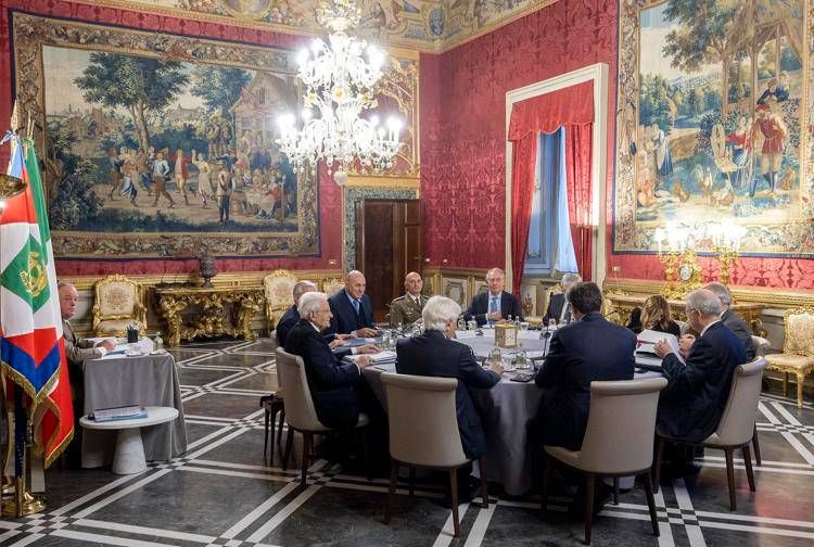 Il Consiglio supremo di difesa presieduto da Mattarella - Quirinale