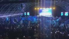 Veneto, cori per arrivo premier Meloni sul palco - Video