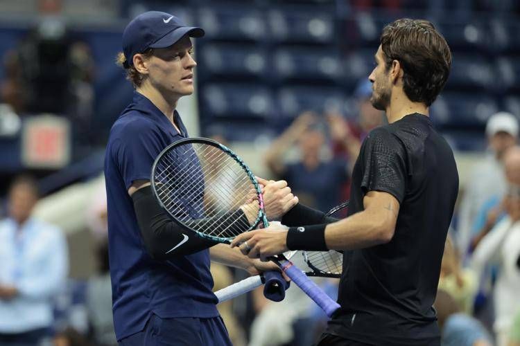 Jannik Sinner e Lorenzo Musetti - Ipa/Fotogramma